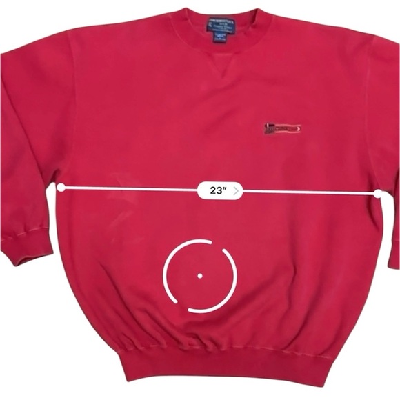 Vintage ABERCROMBIE & FITCH Red Crewneck Sweater - Picture 5 of 5